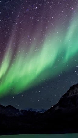 aurora borealis skyline